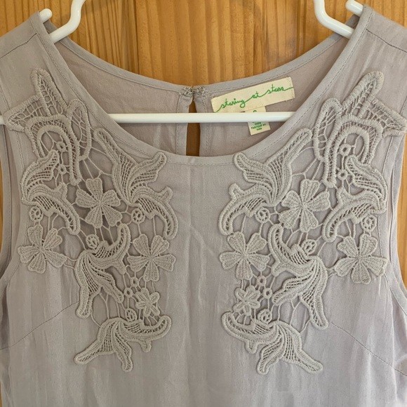 Women’s Urban Outfitters Fringe Ombré Tank Top - Picture 3 of 4